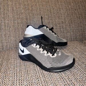 Nike Metcon 5 Black and Silver Training Shoes